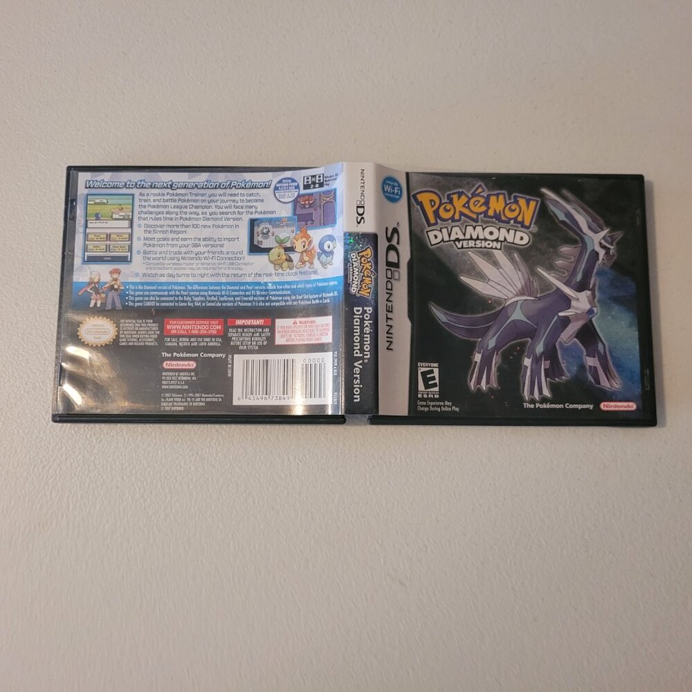 CASE ONLY Pokemon Diamond Nintendo DS CASE ONLY